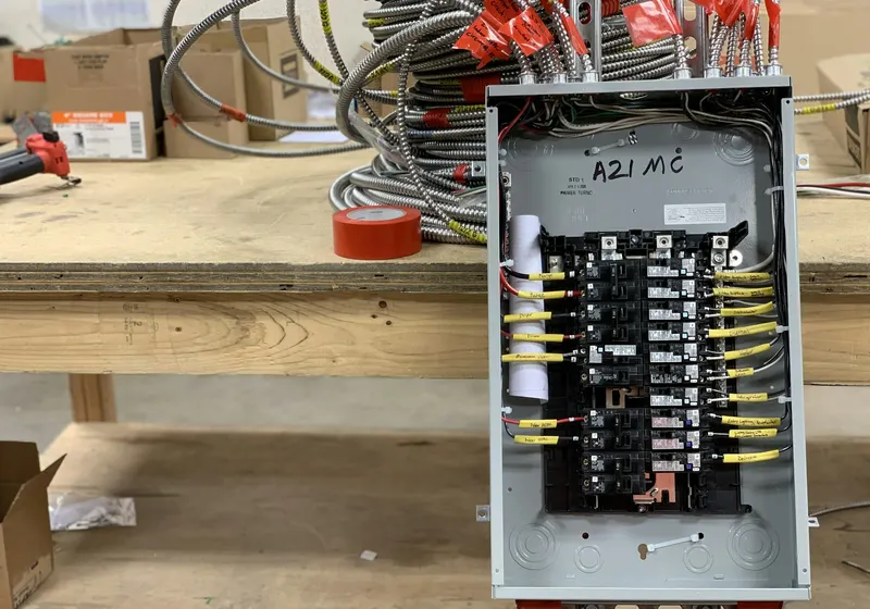 Modern electrical panel